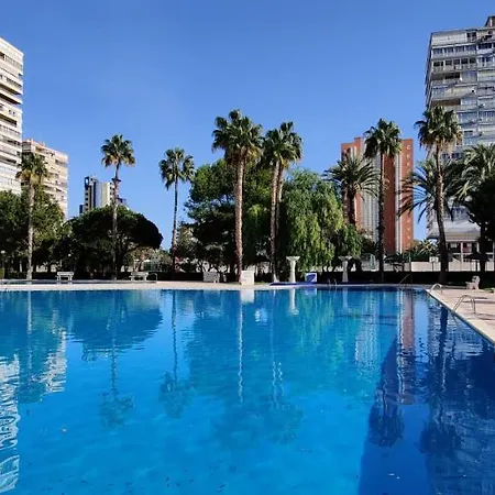 <1 Min Beach, Sea Views, Ac, Wifi, Pool, 3xtennis * Alicante
